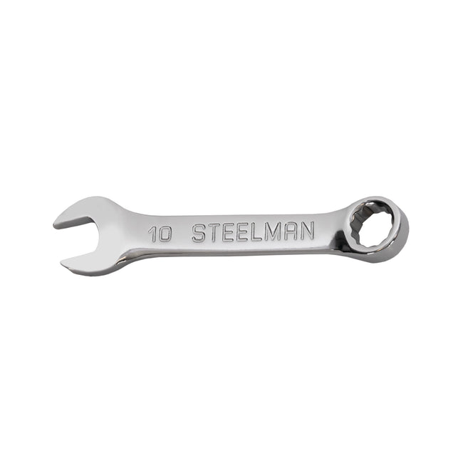 10mm Stubby Combination Wrench, 12-Point Box End