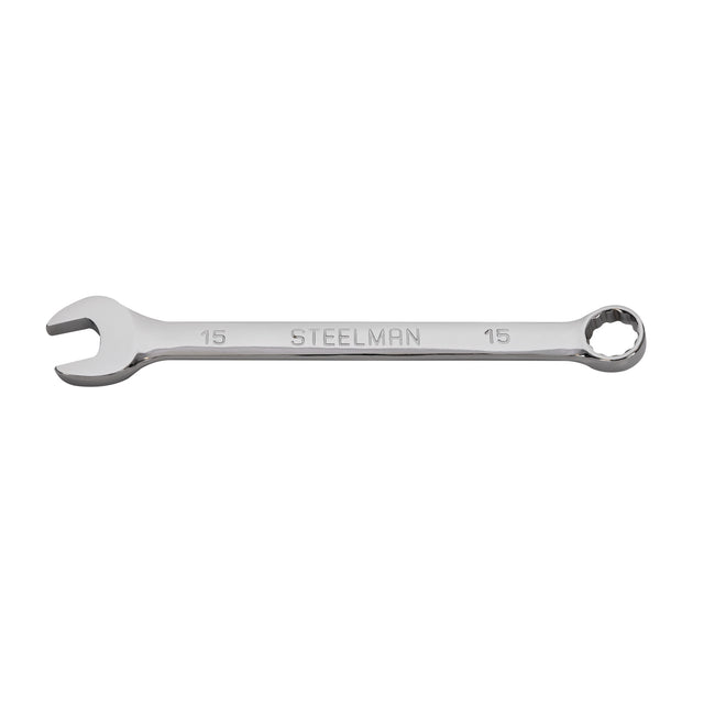 15mm Combination Wrench, 12-Point Box End