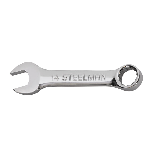 14mm Stubby Combination Wrench, 12-Point Box End