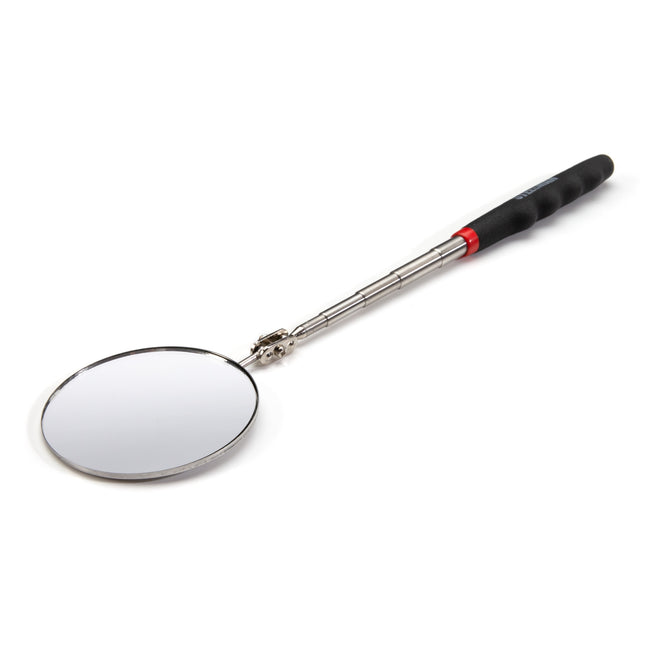 29-Inch Telescoping 3.25-Inch Round Inspection Mirror (2-Pack)