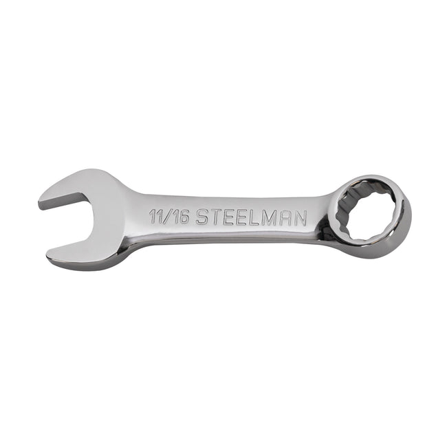 11/16-Inch Stubby Combination Wrench, 12-Point Box End