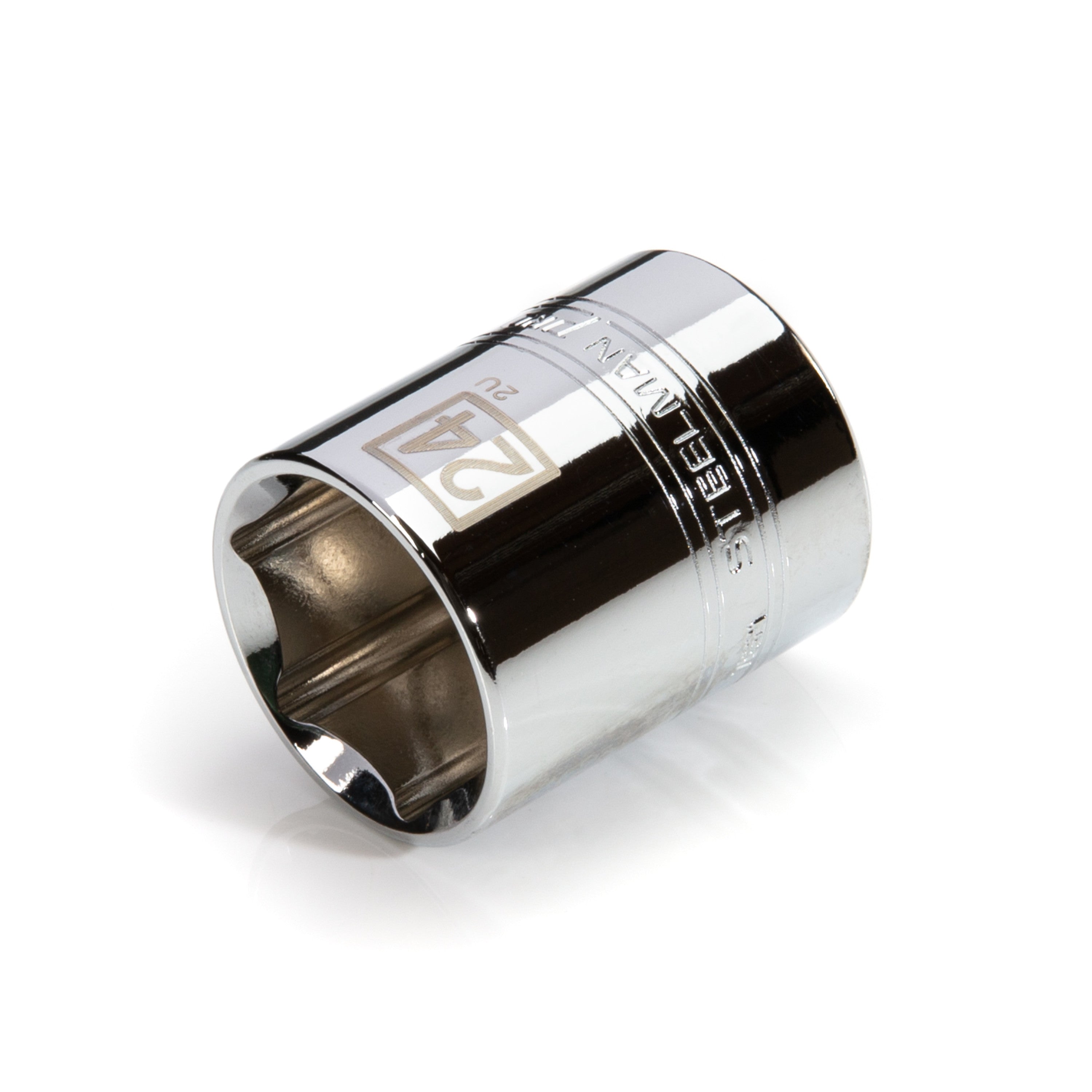 1/2-Inch Drive x 24mm 6-Point Metric Single Socket – Steelman Tools
