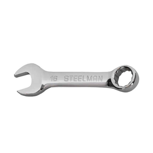 16mm Stubby Combination Wrench, 12-Point Box End