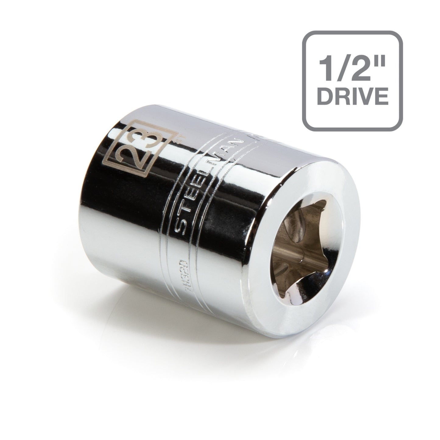 1/2-Inch Drive x 23mm 6-Point Metric Single Socket