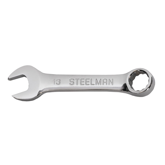13mm Stubby Combination Wrench, 12-Point Box End