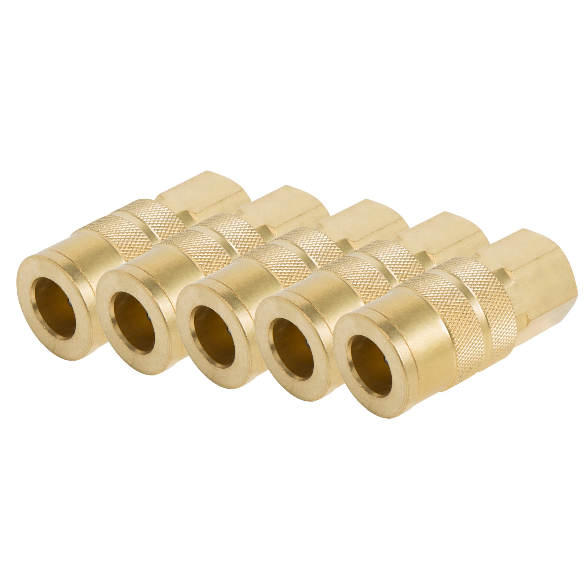 Steelman 1/2-Inch Industrial Brass Quick Disconnect Coupler 3/8-Inch Female  Npt 5-Pack – Steelman Tools