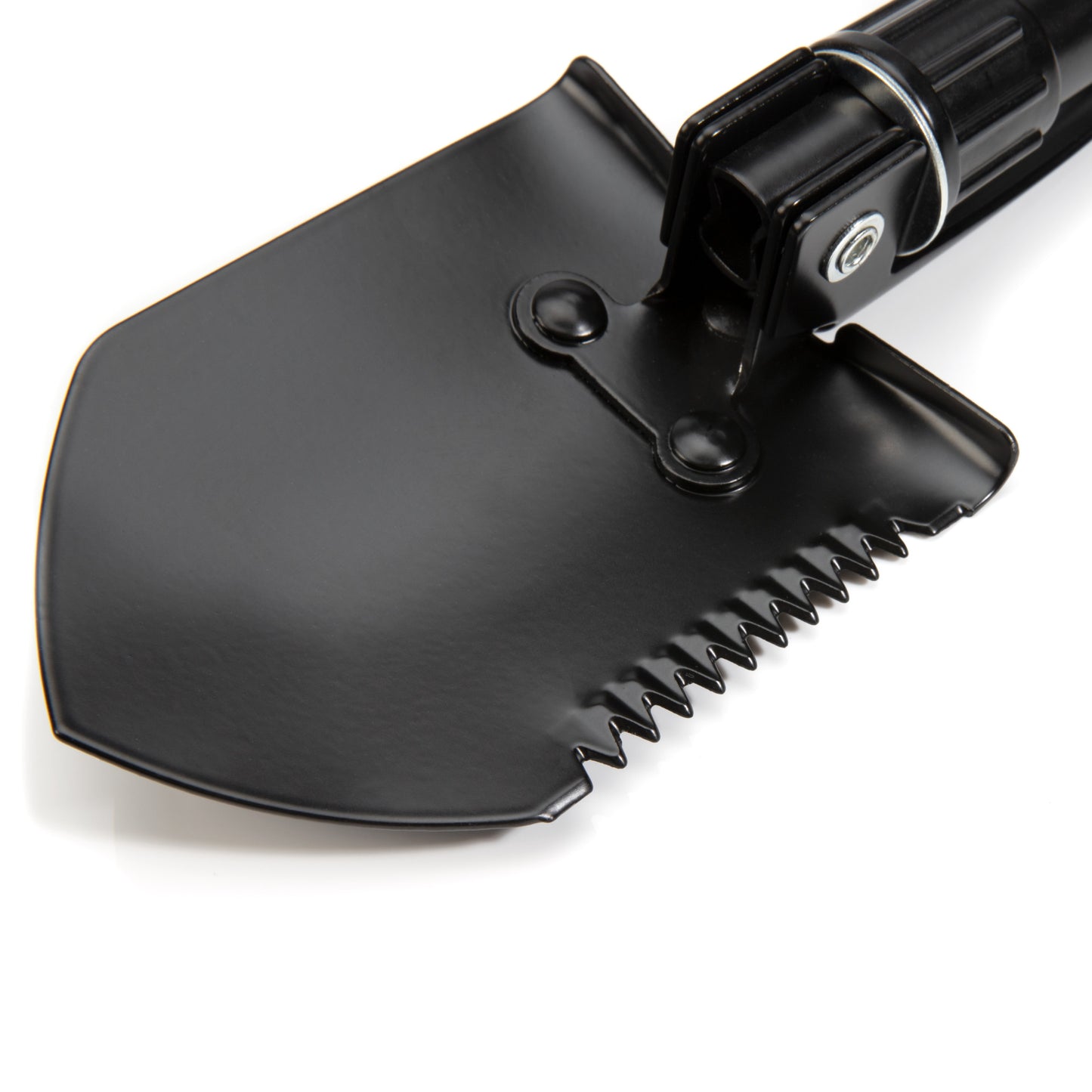 Folding Steel Shovel with Detachable Handle Extension