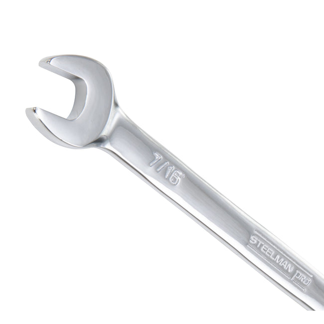 7/16-Inch SAE Combination Wrench with 6-Point Box End