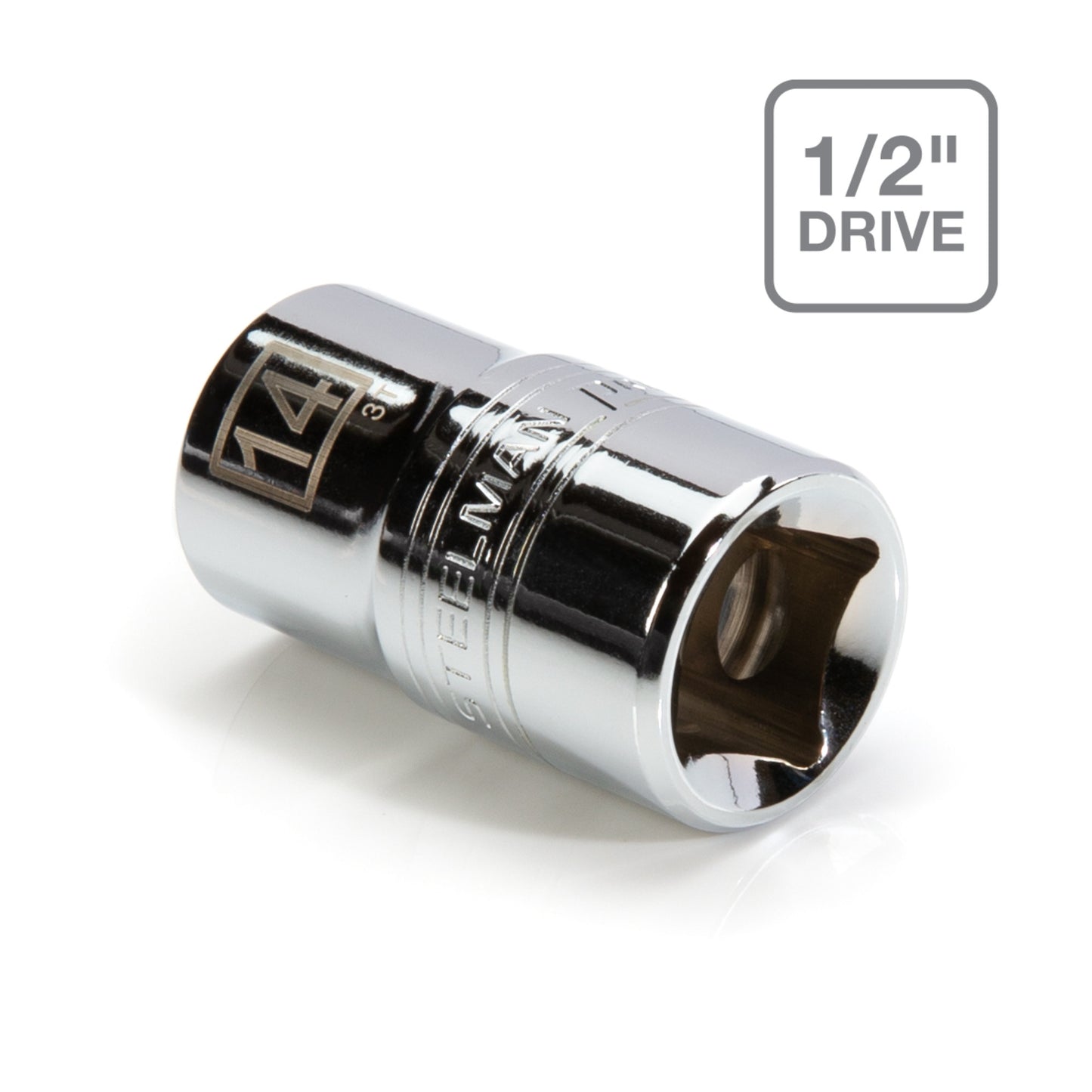 1/2-Inch Drive x 14mm 6-Point Metric Single Socket
