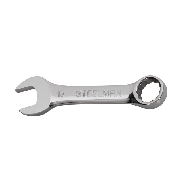 17mm Stubby Combination Wrench, 12-Point Box End