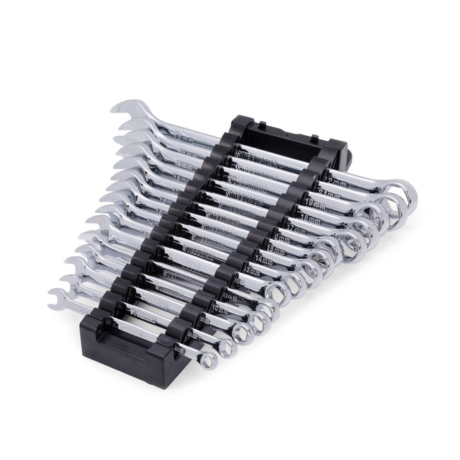 15-Piece Metric 6-Point Combination Wrench Set