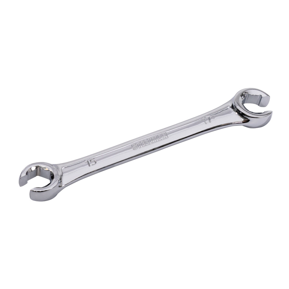 15mm x 17mm Double Ended 6-Point Metric Flare Nut Wrench