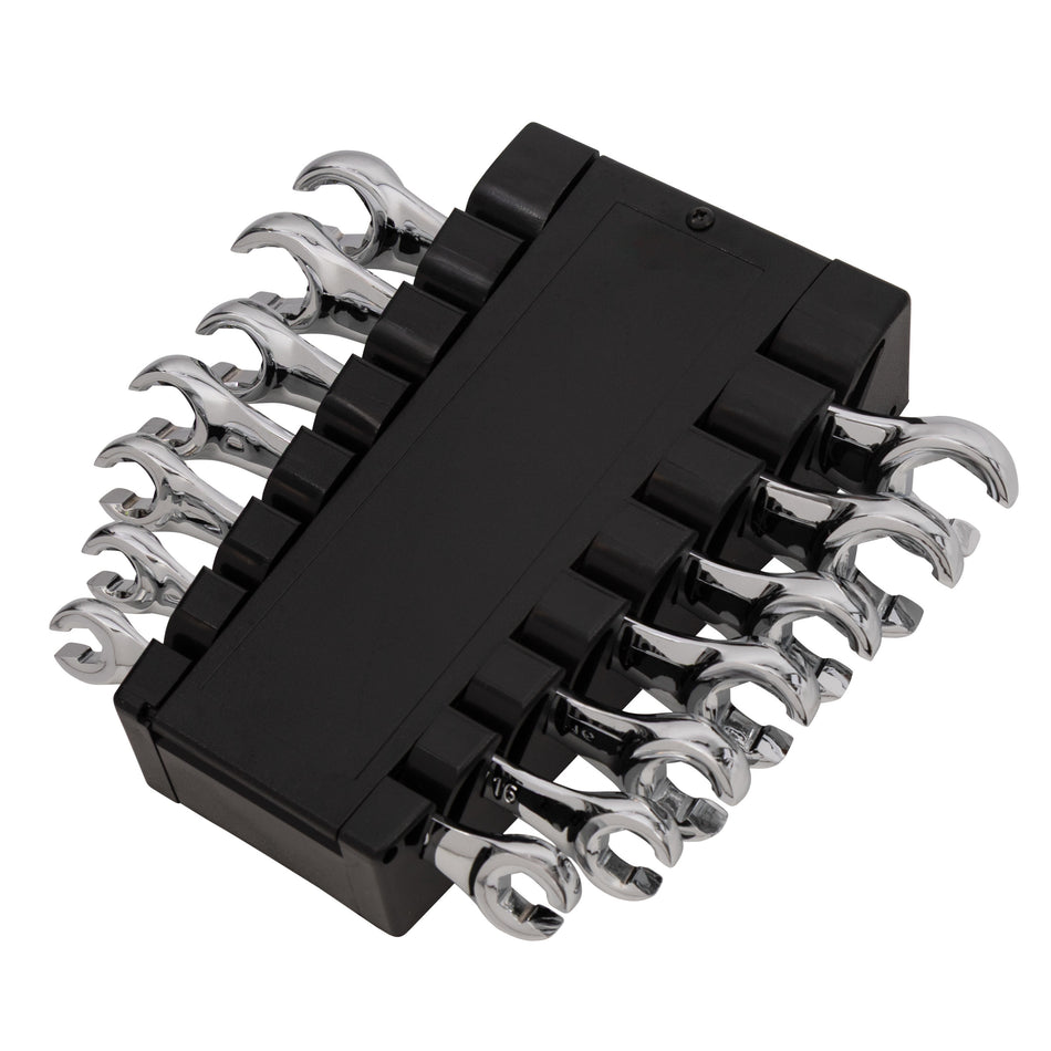 7-Piece Metric and SAE 6-Point Flare Nut Wrench Set