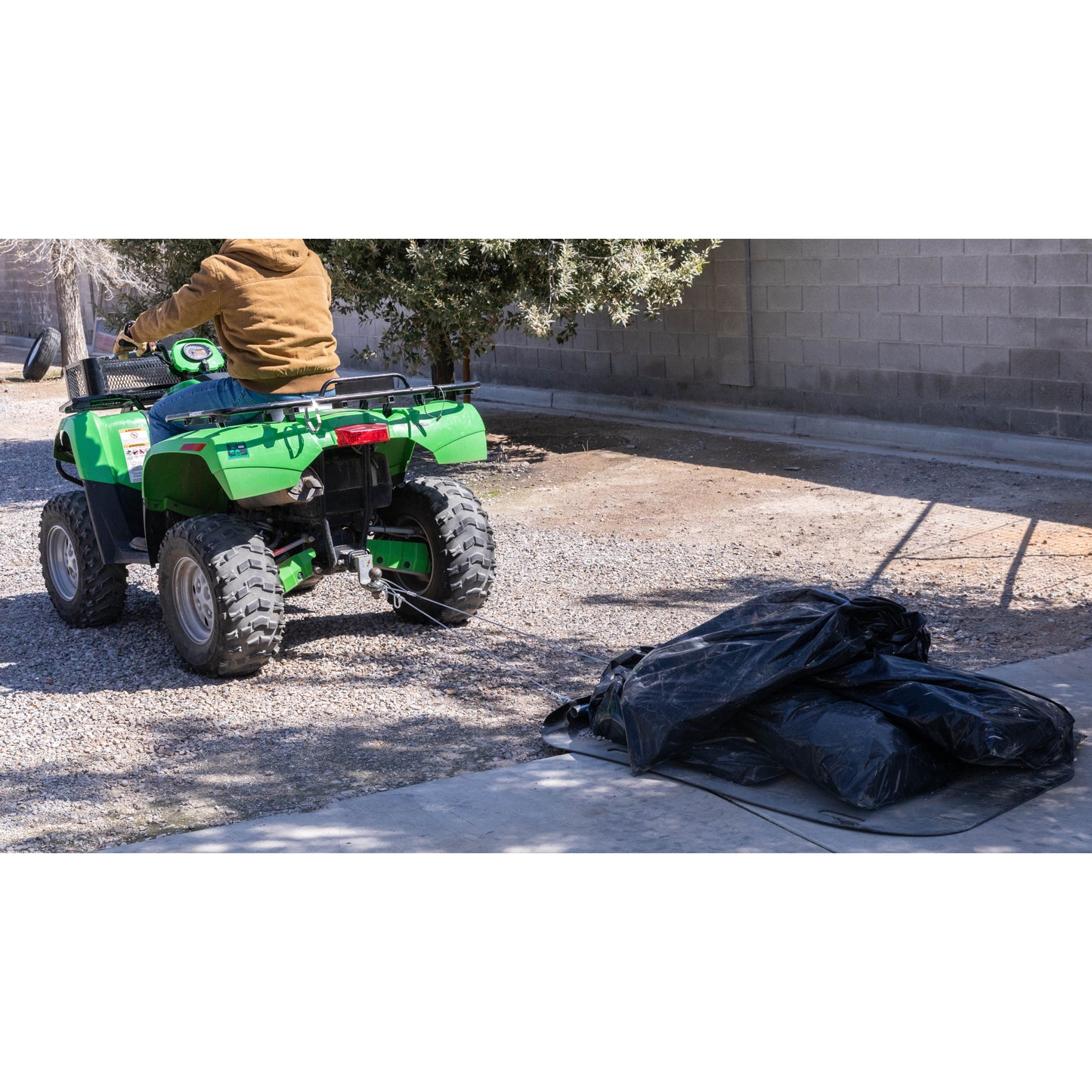 36-Inch x 60-Inch Yard Glider Material Transport Sled