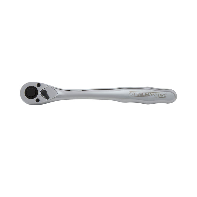 72-Tooth 1/2-Inch Drive Thin Profile Ratchet with Offset Handle