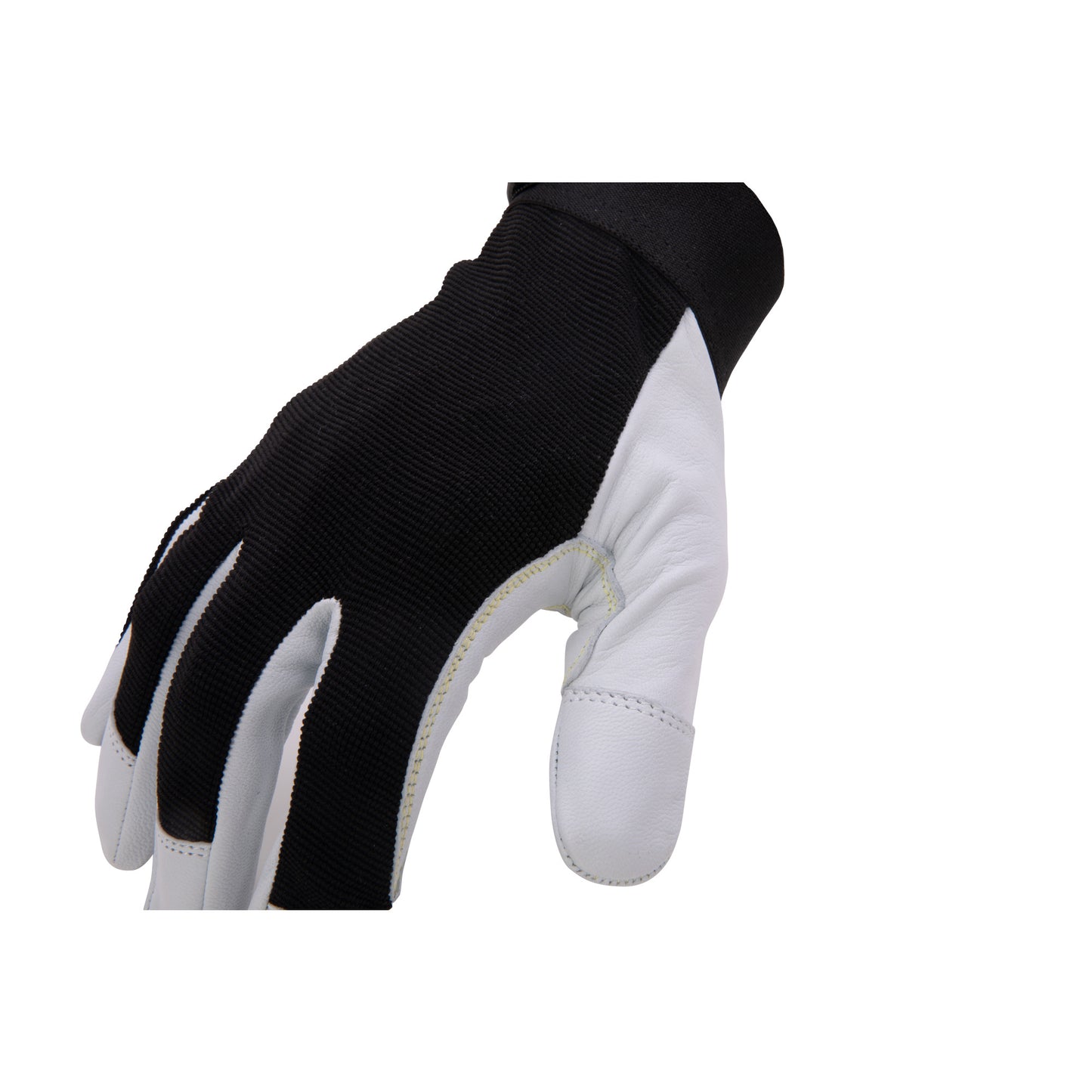 Goatskin Leather Palm Cut 5 Fabricator Gloves, Black