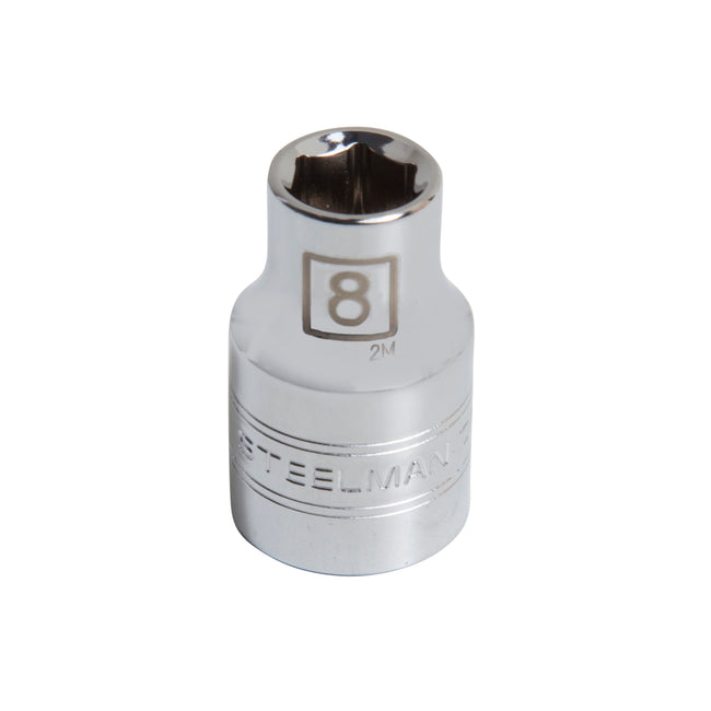 3/8-Inch Drive x 8mm Shallow 6-Point Socket