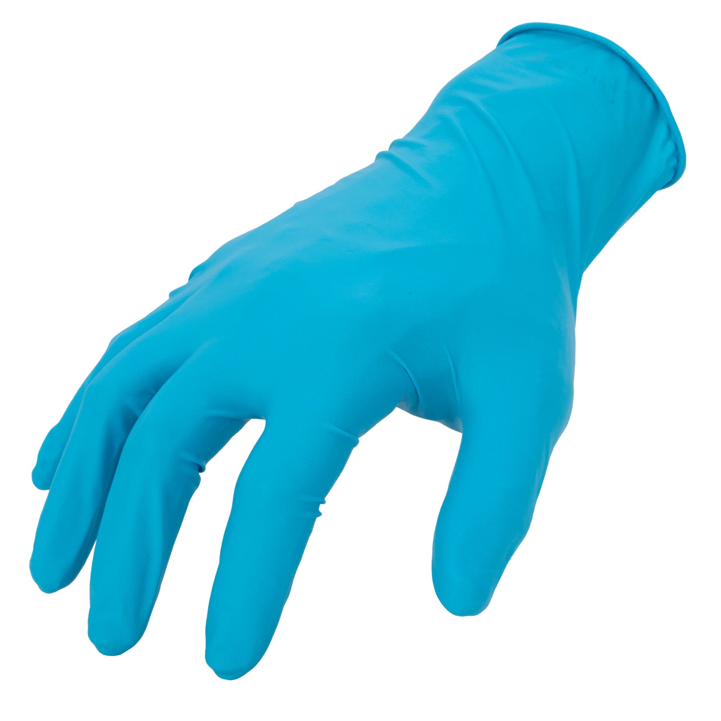 Disposable 8mil Blue Nitrile Gloves (Latex Free), (100 Count)