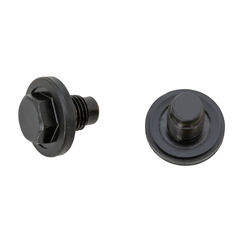 Oil Pan Drain Plug, 1/2"-20 Thread, Pilot Point with Molded Gasket, 5-Pack