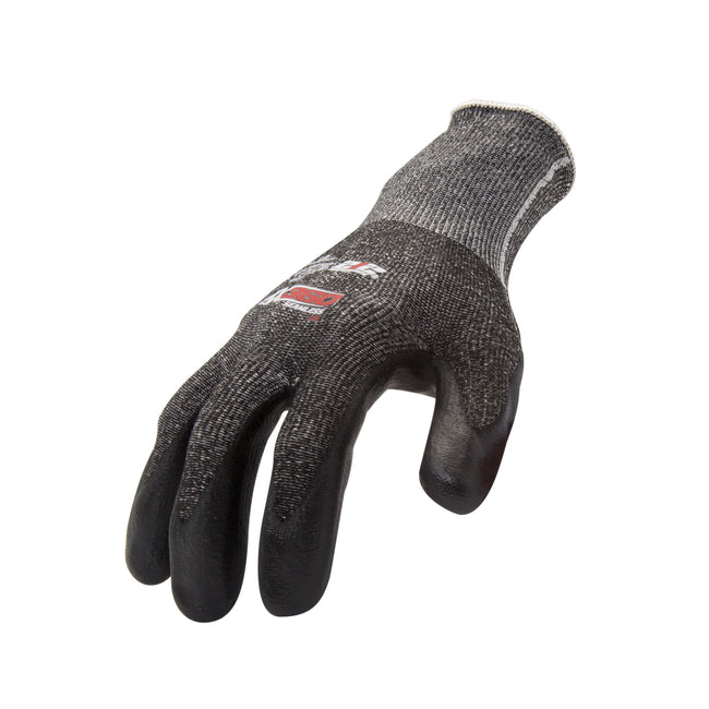 AX360 Foam Nitrile-dipped Cut Resistant Gloves in Black and Gray (EN Level 5, ANSI A3)