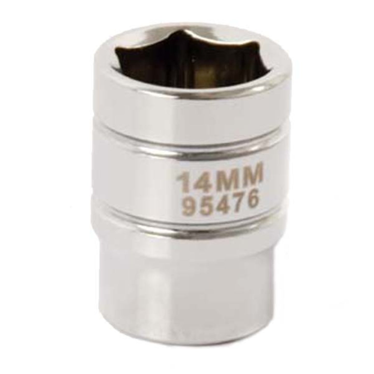 3/8-Inch Drive x 14mm 6-Point Single Metric Chrome Socket