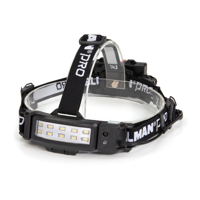 Slim Profile 280-Lumen LED Motion Activated Headlamp with 2 Rechargeable 18650 Li-Ion Batteries