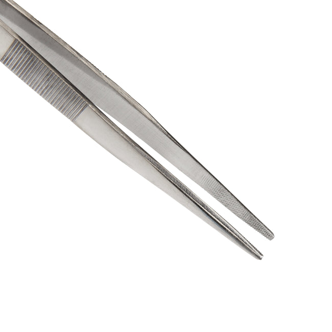 6-Inch Slide-Locking Straight Rounded Tip Tweezers