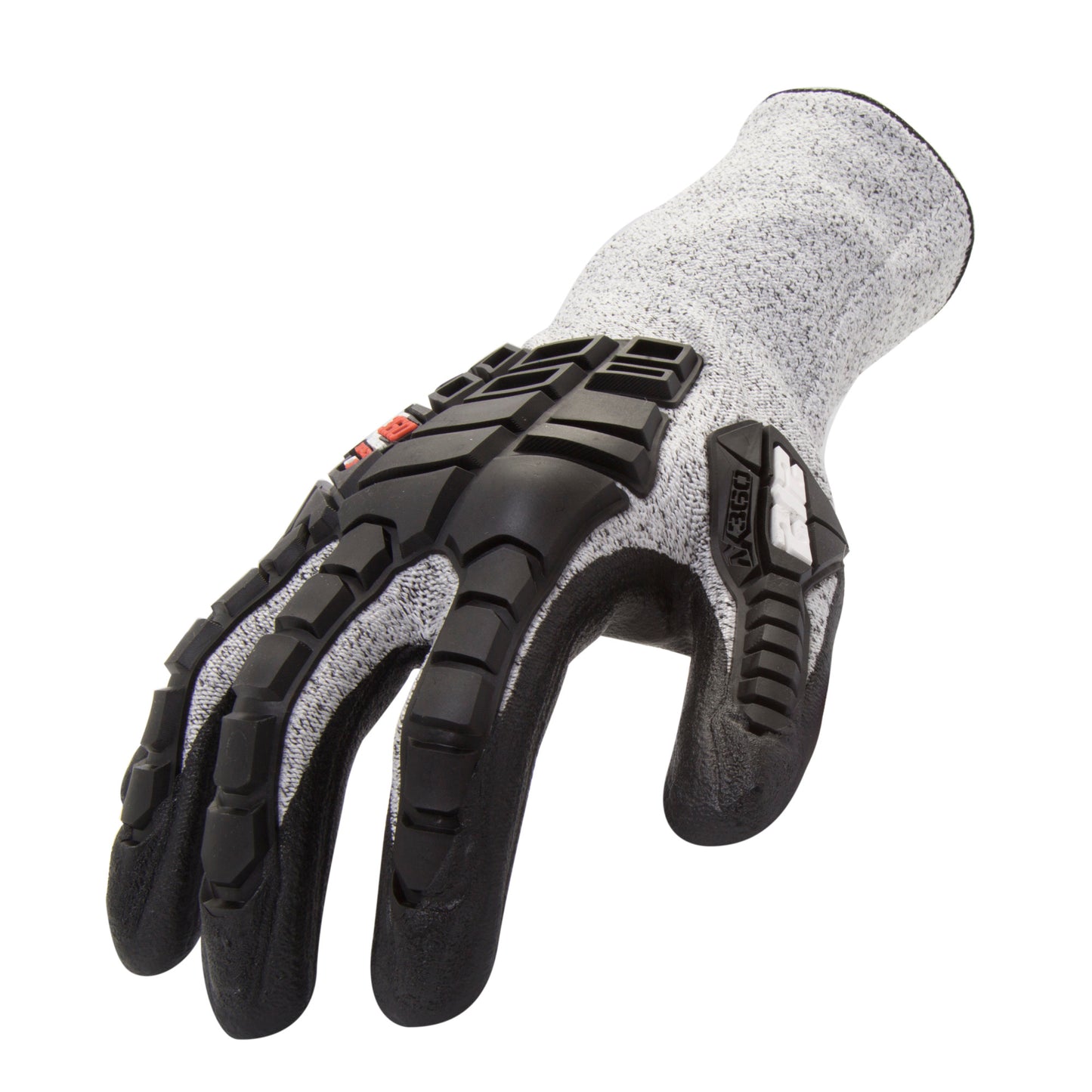 AX360 Impact Cut Resistant Gloves in Black and Gray (EN Level 3, ANSI A2)