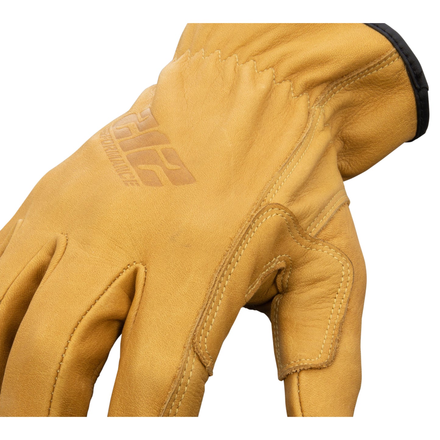 GSA Compliant Leather Driver Work Glove in Russet Brown