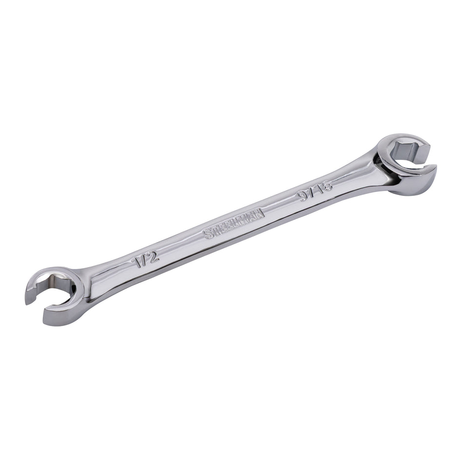 1/2-Inch x 9/16-Inch Double Ended 6-Point SAE Flare Nut Wrench