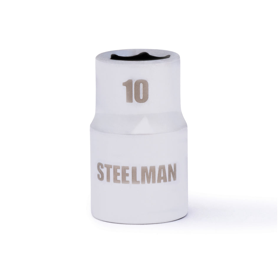 3/8-Inch Drive x 10mm Shallow 6-Point Metric Single Socket