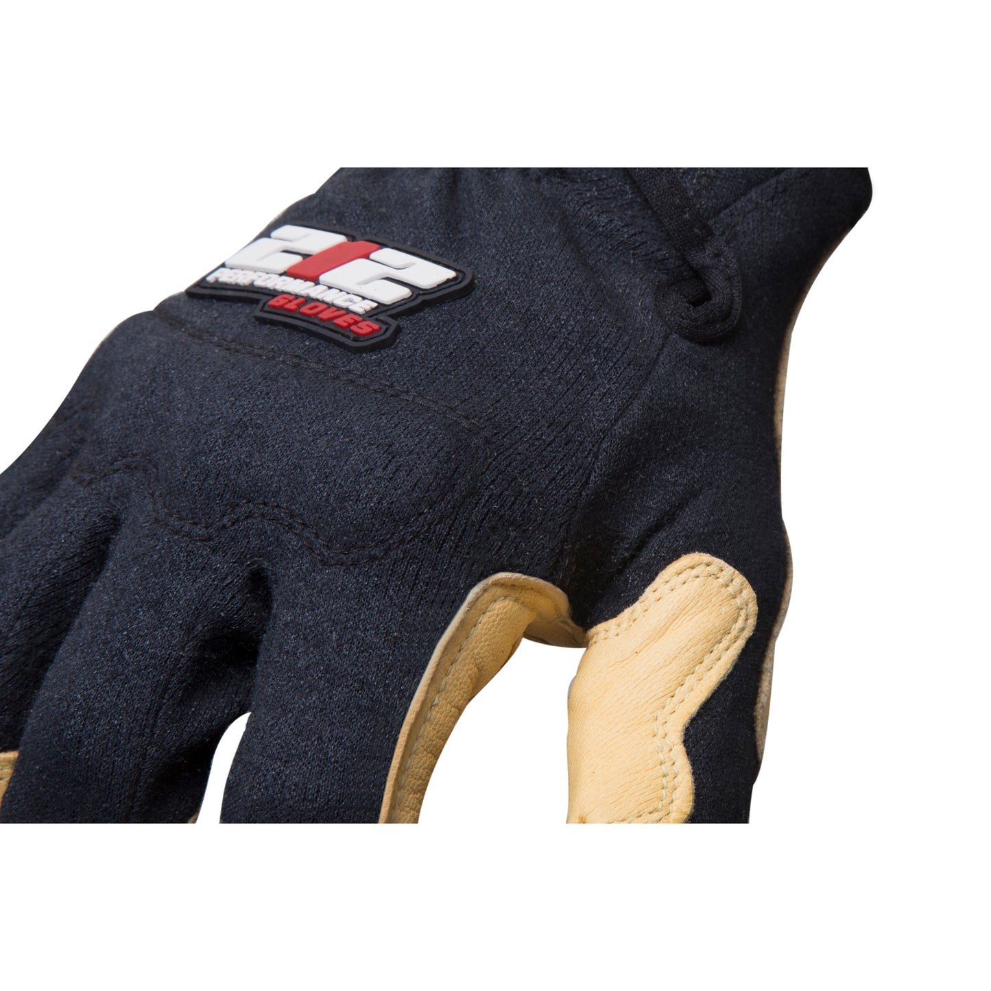 Fire Resistant Premium Leather Fabricator Gloves in Black and Tan