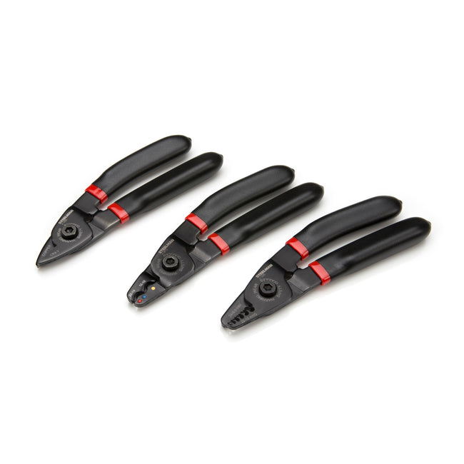 3-Piece Mini Wire and Cable Tool Set (Cutter, Stripper/Crimper)