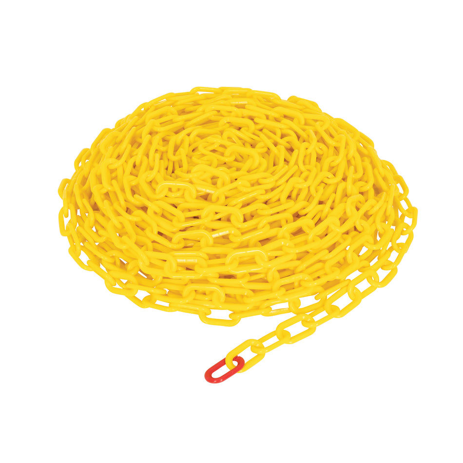 100-Foot Hi-Viz Yellow Plastic Safety Chain
