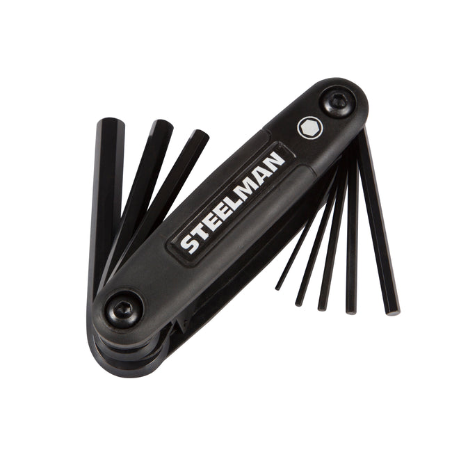 8-Piece Folding Hex Key Set, Metric (MM)