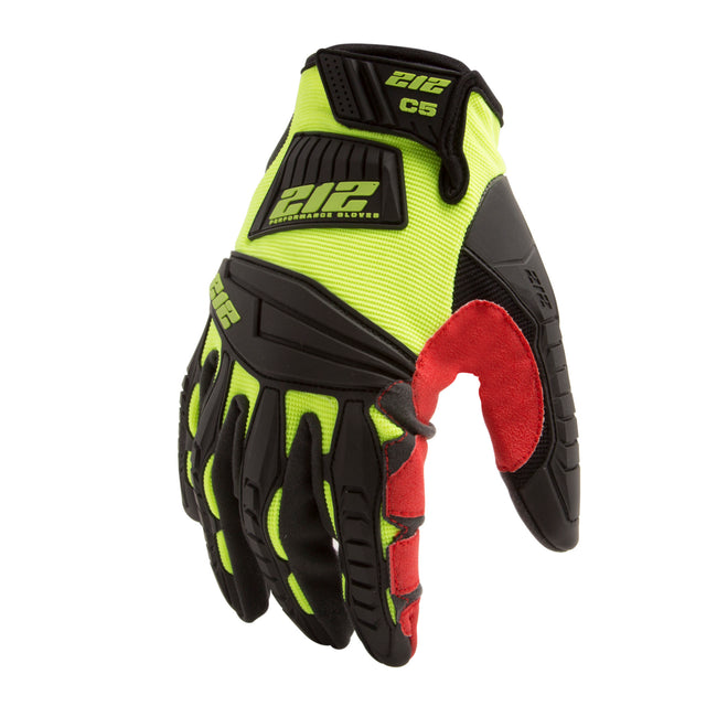 Super Hi-Vis Cut and Impact Resistant Work Gloves (EN Level 5/ANSI A4)