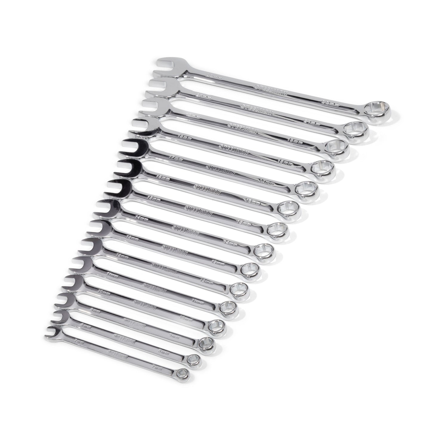 15-Piece Metric 6-Point Combination Wrench Set