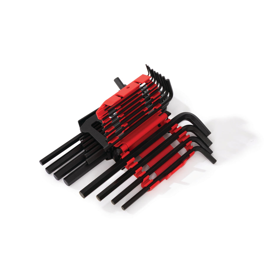 26-Piece Long Arm Hex Key Wrench Set, Inch/Metric (SAE/MM)