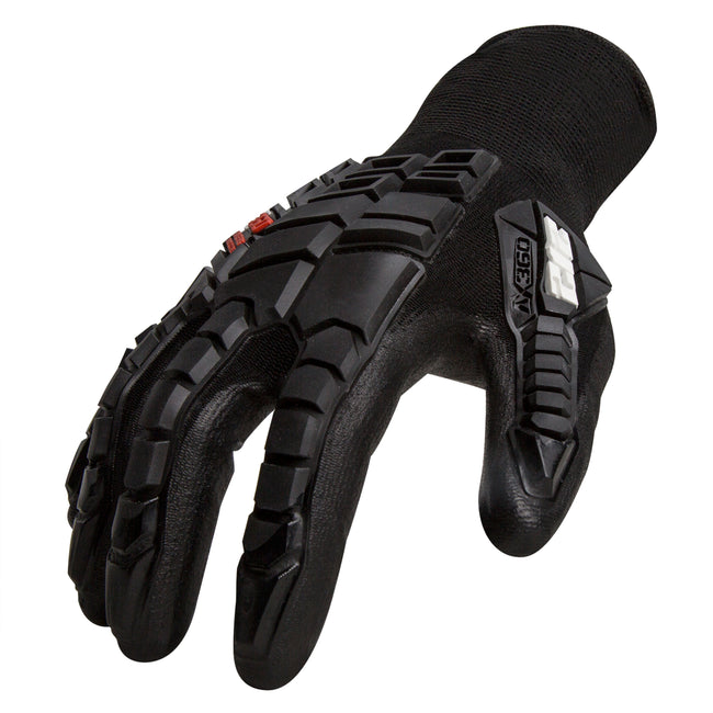 AX360 Seamless Impact Lite Gloves in Black