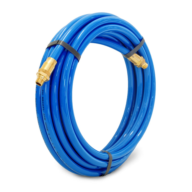 25-Foot 3/8-Inch ID Air Hose with Reusable 1/4-Inch NPT Brass Fittings