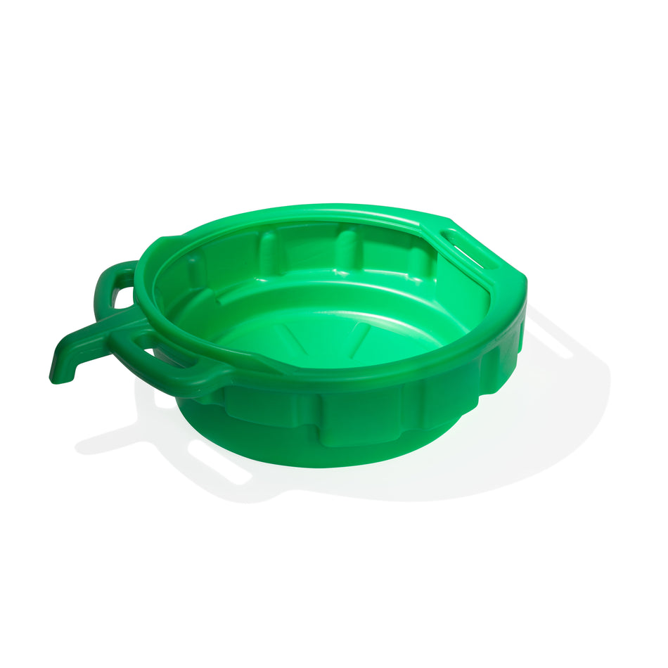 4.5-Gallon Green Plastic Radiator Drain Pan