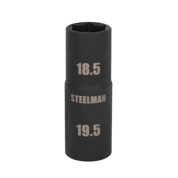 1/2-Inch Drive 18.5mm x 19.5mm Impact Flip Socket – Steelman Tools