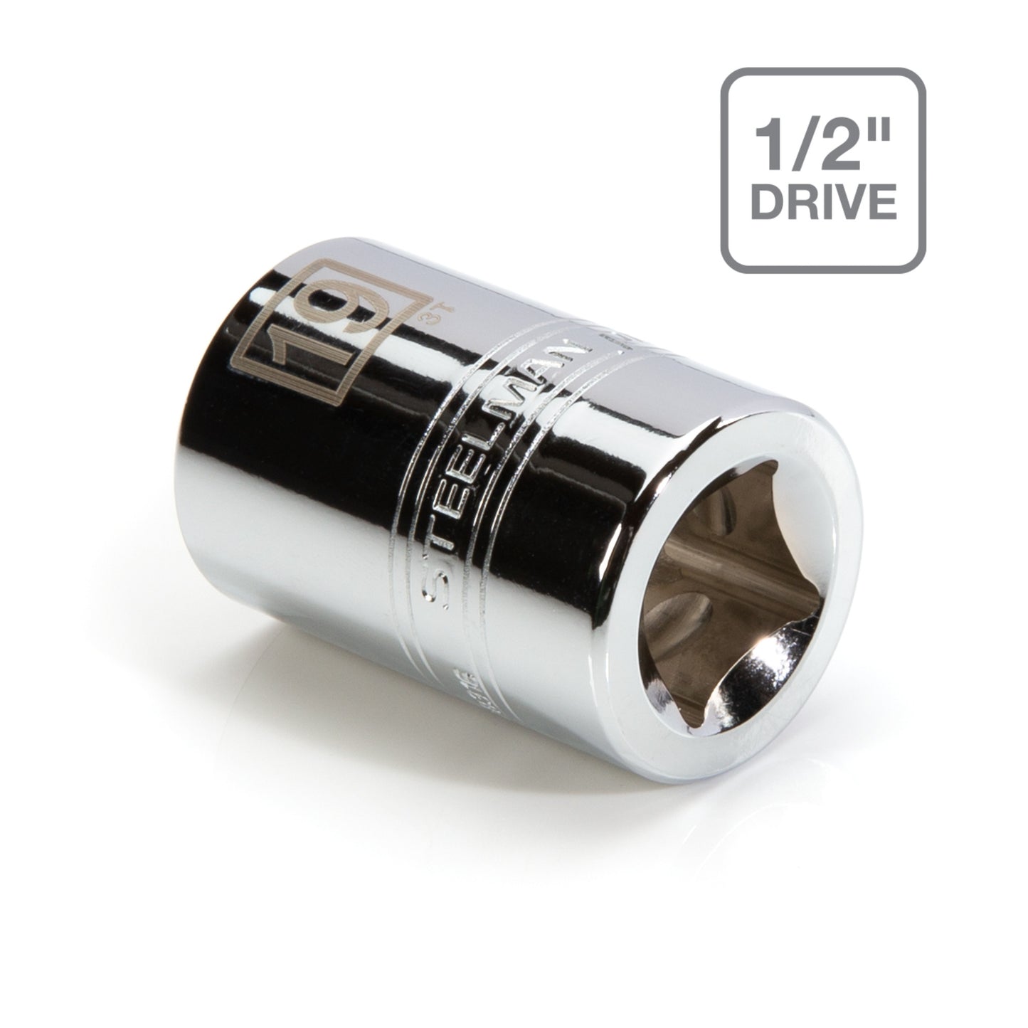 1/2-Inch Drive x 19mm 6-Point Metric Single Socket