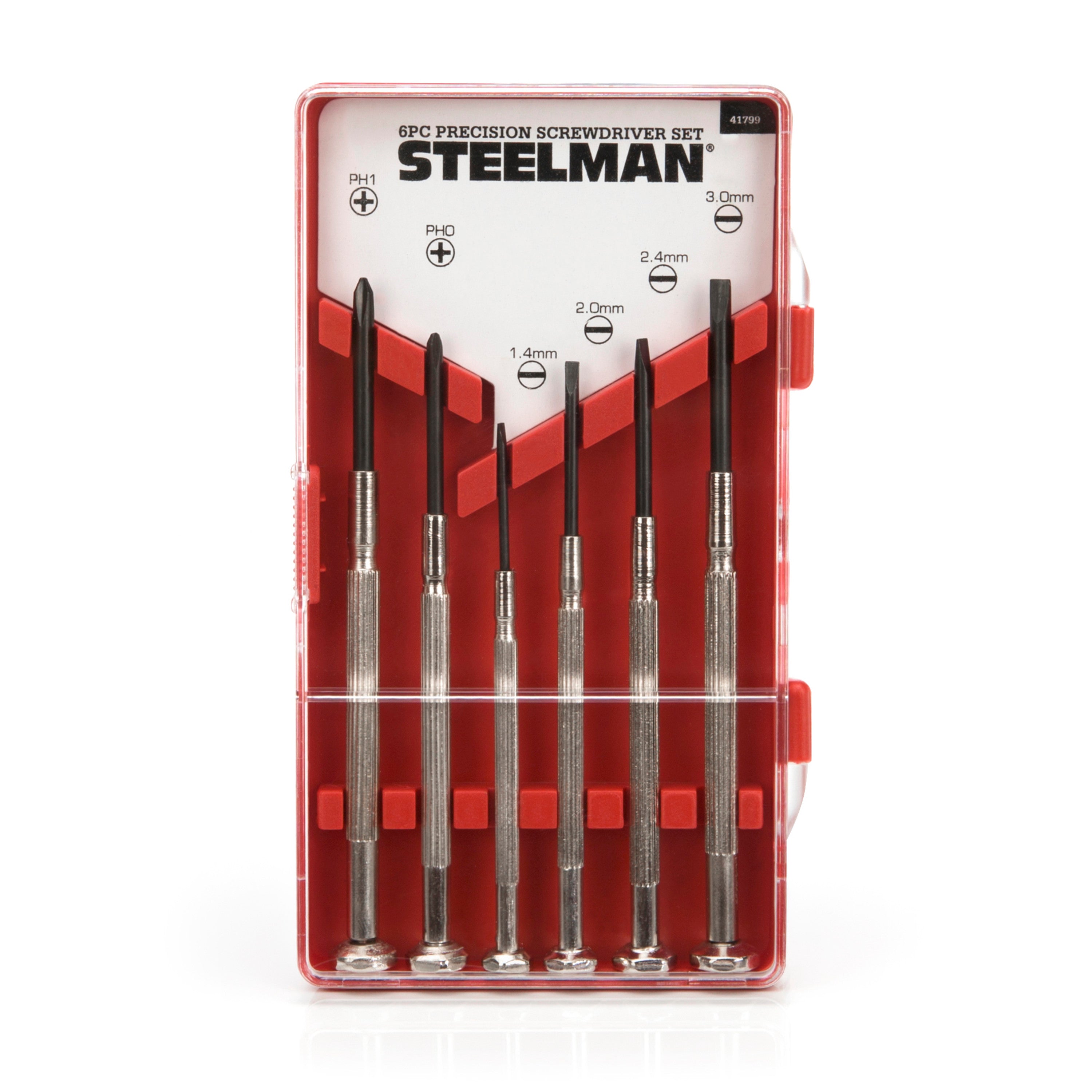 Precision Phillips and Slotted Screwdriver 6-piece Set – Steelman