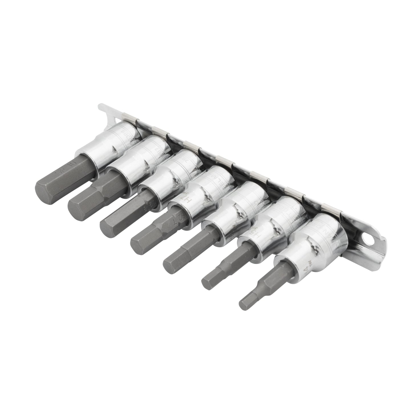 7-Piece 3/8-Inch Drive Metric Hex Bit Socket Set