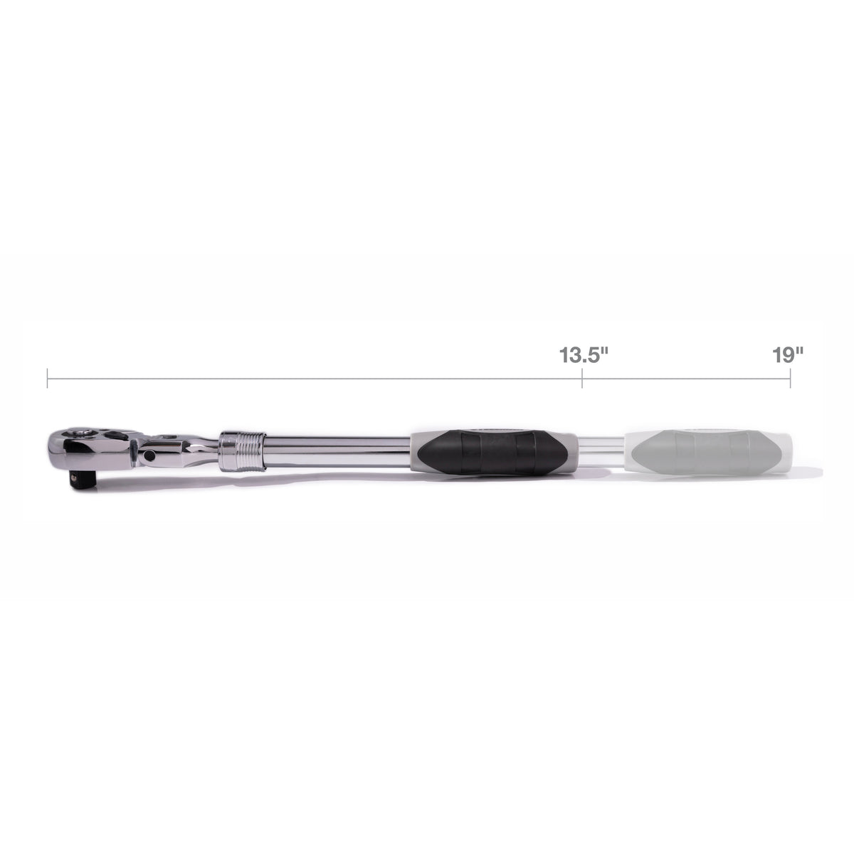 BlueSpot 1/2" Drive Telescopic Extendable Ratchet Handle - 72-Tooth Quick Release