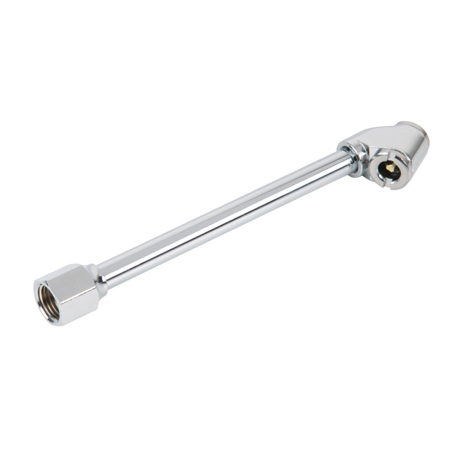 Dual Foot Closed Style 6-Inch Long 1/4-Inch FPT Chrome Air Chuck