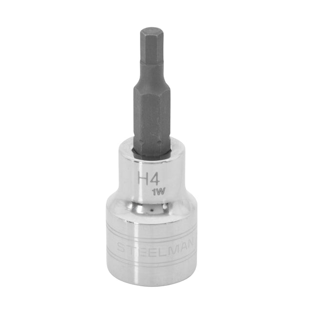 3/8-Inch Drive x 4mm Single Metric Hex Bit Socket