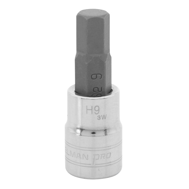 3/8-Inch Drive x 9mm Single Metric Hex Bit Socket