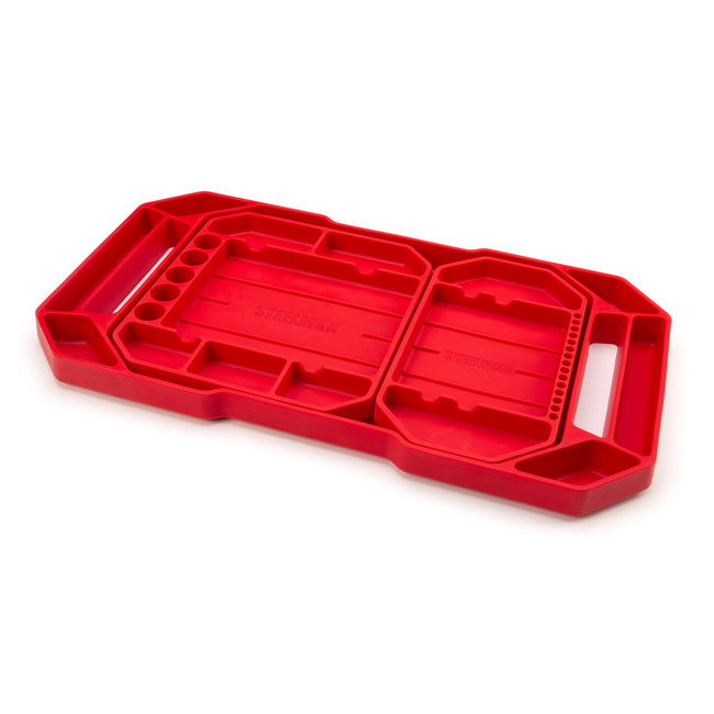3-Piece Nesting Silicone Tool and Hobby Tray Set